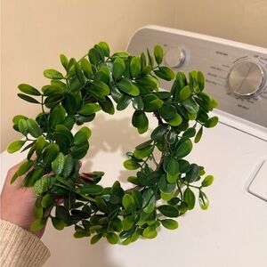 Green Faux Boxwood Wreath